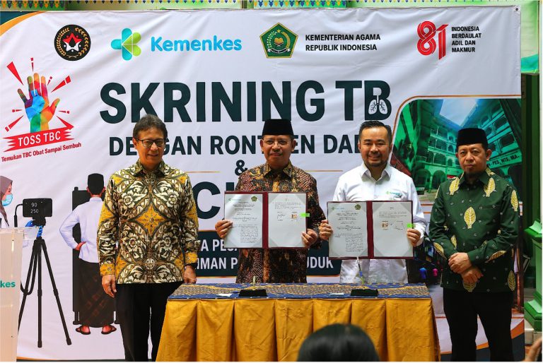 Kemenkes dan Kemenag Perkuat Kerja Sama Skrining TB terintegrasi CKG di Pondok Pesantren dan Pemukiman Padat Penduduk